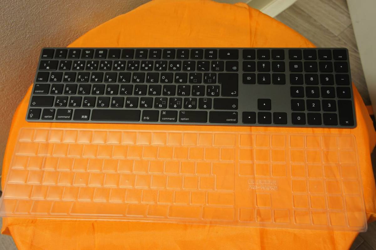 Apple Magic Keyboard Space Gray テンキー付 JIS配列 ELECOMカバーおまけ
