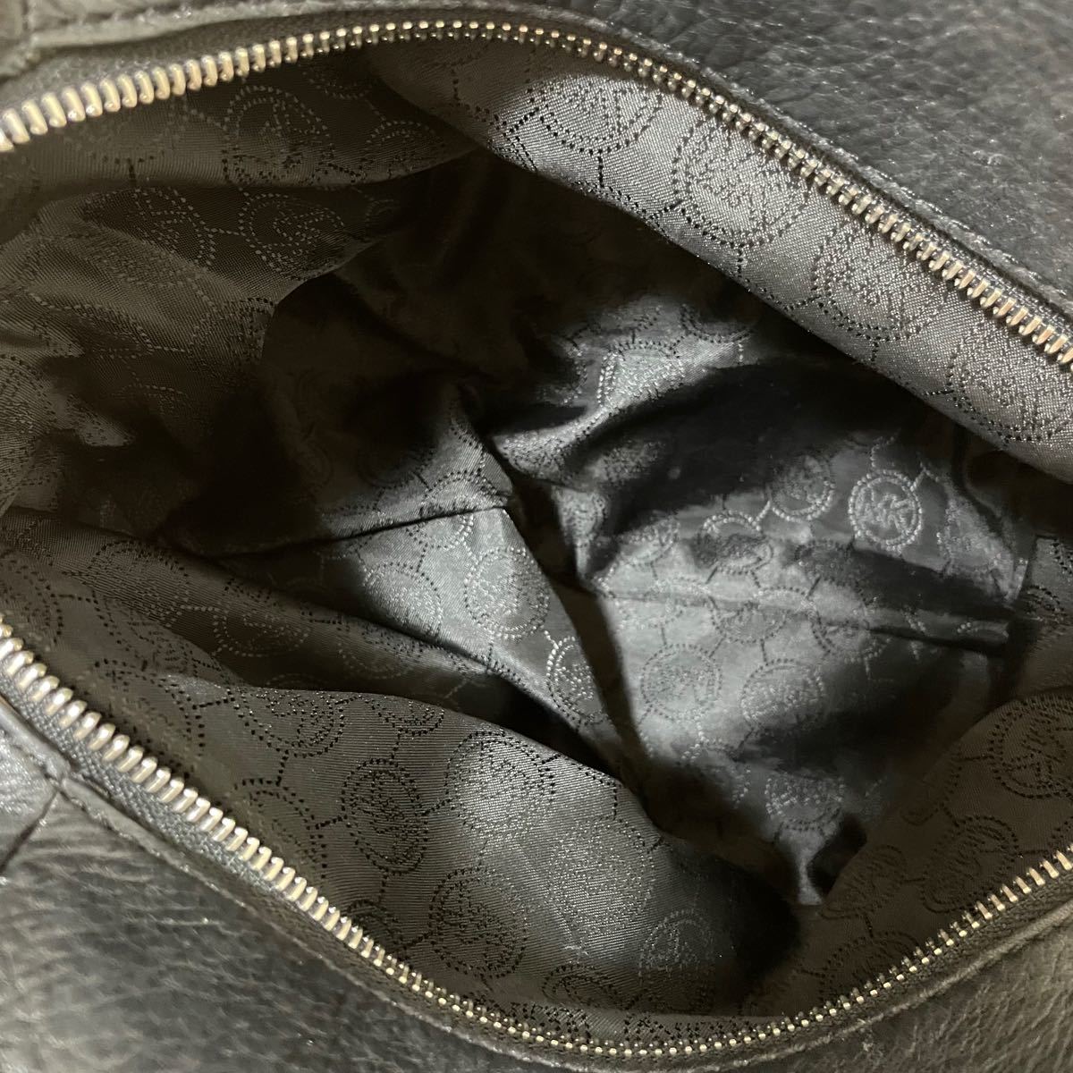 超美品 MICHAEL KORS マイケルコース ハンドバッグ レザー ブラック 黒