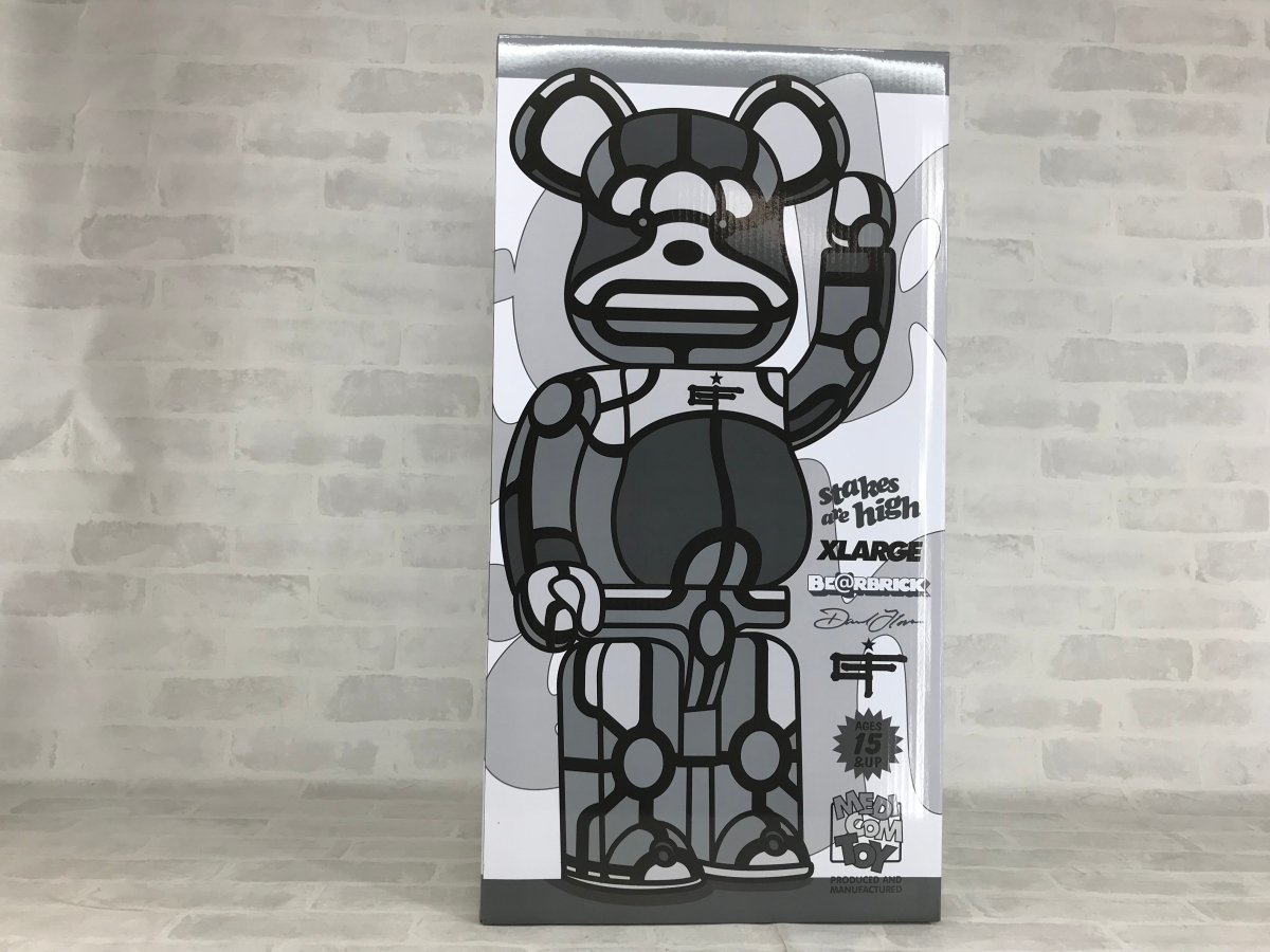 メディコム・トイ BE@RBRICK ベアブリック XLARGE David Flores BLACK