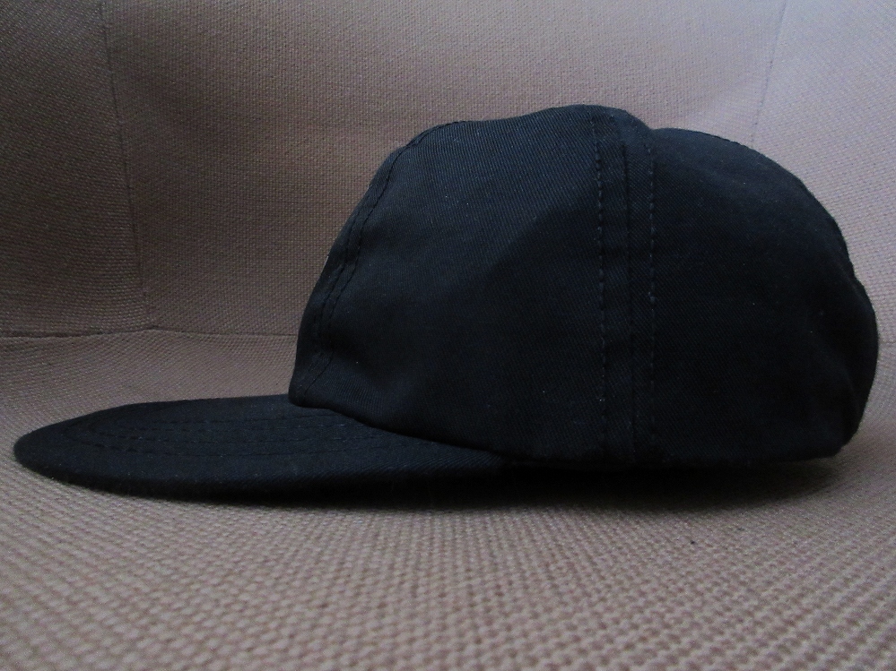 90's USA制 DKNY ロゴ キャップ ブラック Donna Karan New York ダナ キャラン ニューヨーク CAP 帽子 ハット ヒップポップ ダンス 古著