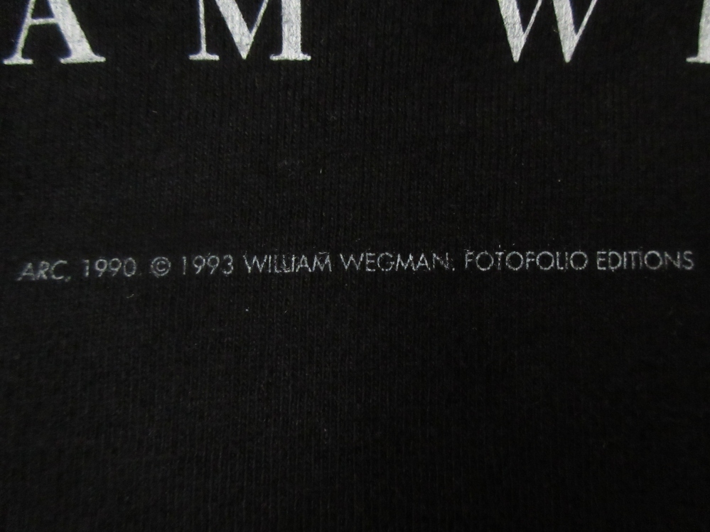 90\'s William Wegmanwaimanala- собака фото футболка M чёрный William weg man FOTOFOLIO животное ART love собака домашнее животное искусство картинная галерея фотография фотография дом 