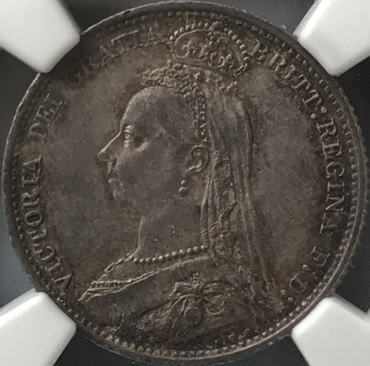 大特価! 銀貨 英国 ビクトリア女王 ヤング 1883 ①(ヴィクトリア