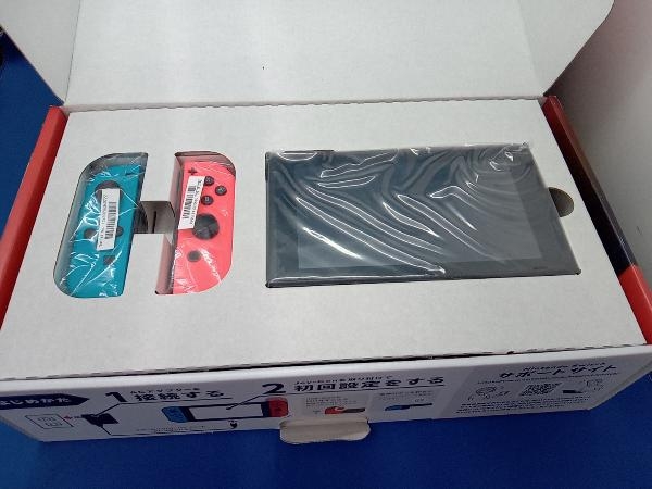 Nintendo Switch Joy-Con(L) ネオンブルー/(R) ネオンレッド(HADSKABAA)(バッテリー拡張モデル) 3
