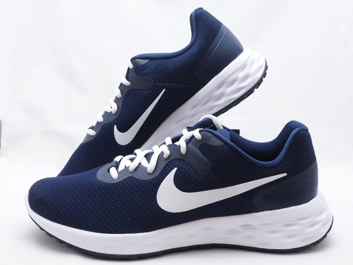 22-521【未使用】NIKE ナイキ　レボリューション6 NN　DC3728-401　ネイビー　紺　ランニングシューズ　27cm　定価6600円　箱・タグ付き_画像2