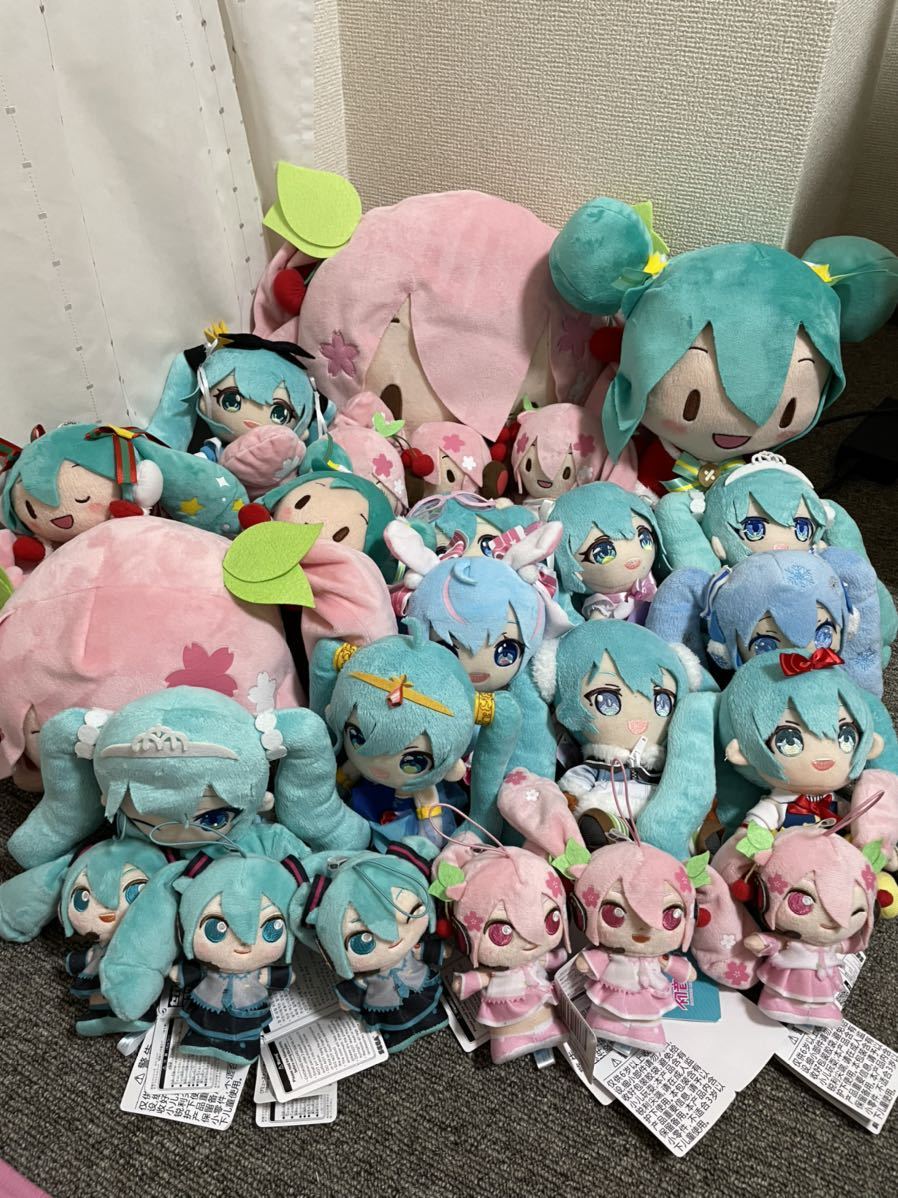 初音ミクぬいぐるみ等まとめ売り24点セット的详细信息| 雅虎拍卖代拍 ...