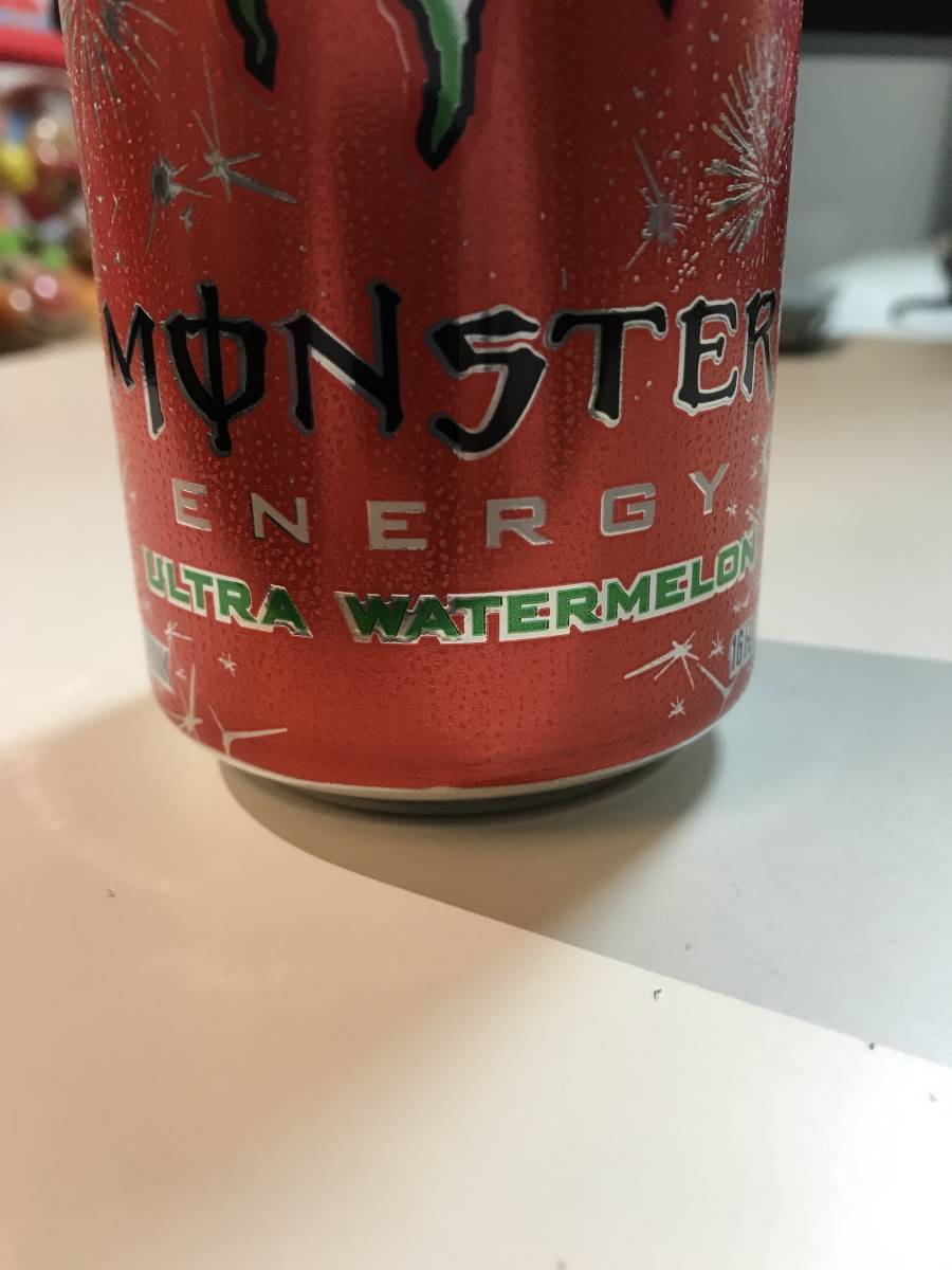 モンスター エナジー ドリンク ゼロ ウルトラ ウォーターメロン スイカ ノンシュガー MONSTER ZERO SUGAR ULTRA WATER MELON 海外版 新商品_画像2