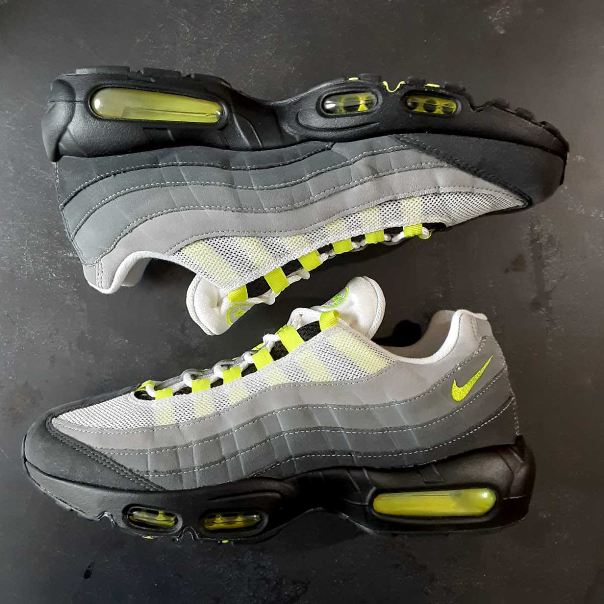 即決送料無料 27.5cm NIKE AIR MAX 95 OG CT1689-001 2020 NEON YELLOW ナイキ エア マックス オリジナル ネオン イエロー グラデーション_画像1