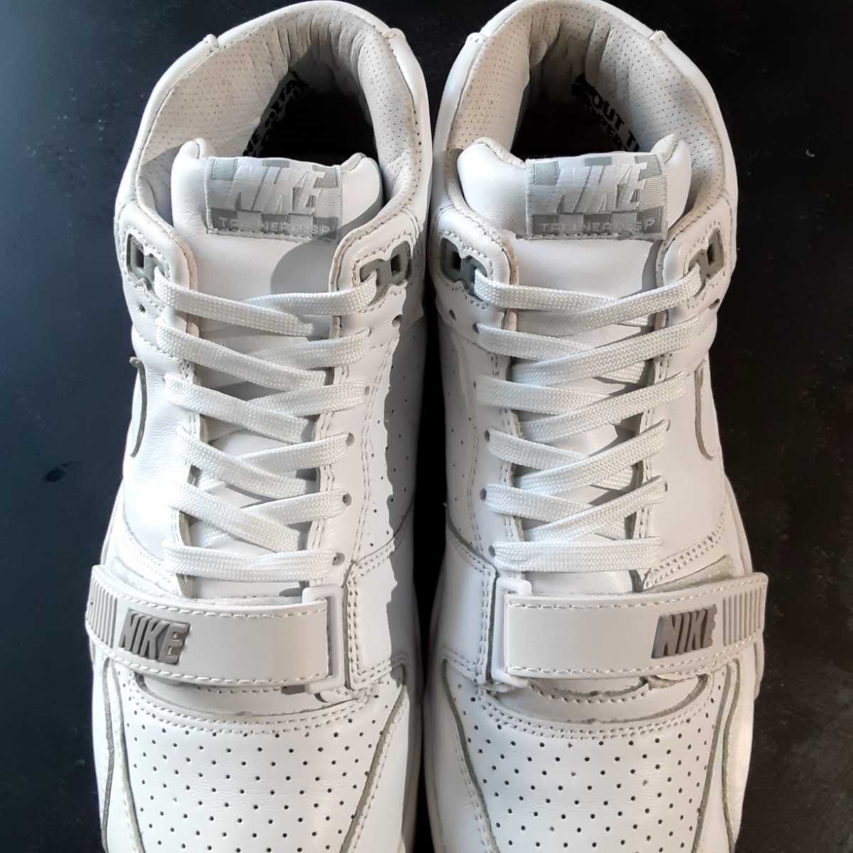 即決送料無料 27.5cm NIKE AIR TRAINER 1 MID SP FRAGMENT DESIGN WHITE ナイキ エア トレイナー ワン スペシャル フラグメント デザイン_画像5