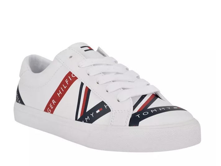 ■期間限定■NEWデザイン 日本未発売 Tommy Hilfiger トミーヒルフィガー Lacen Lace Up Sneakers THロゴスニーカー 最新本物をお届け！