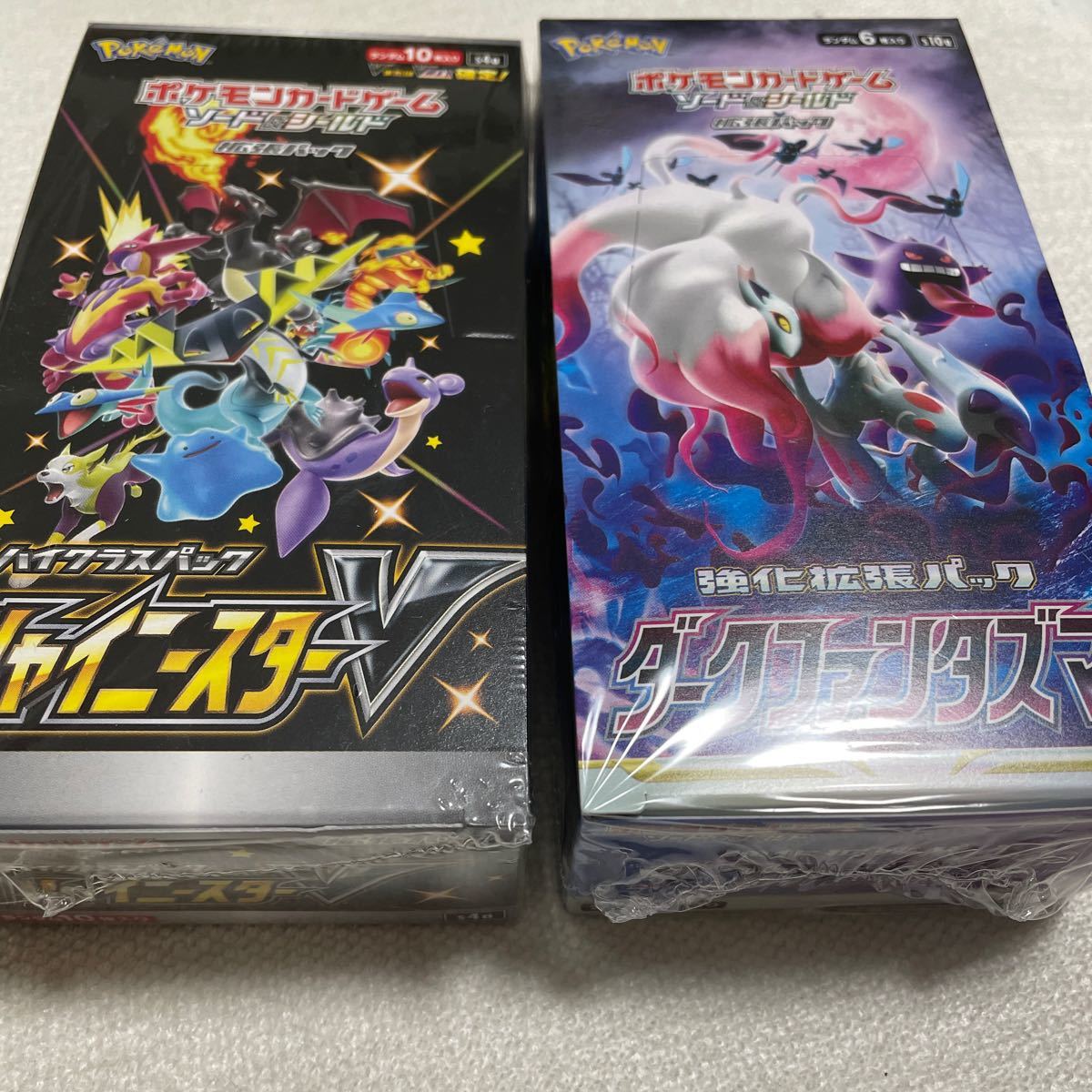 ポケモンカード シャイニースターV ダークファンタズマ各1BOX ポケモンカード シャイニースターV ダークファンタズマ各1BOX