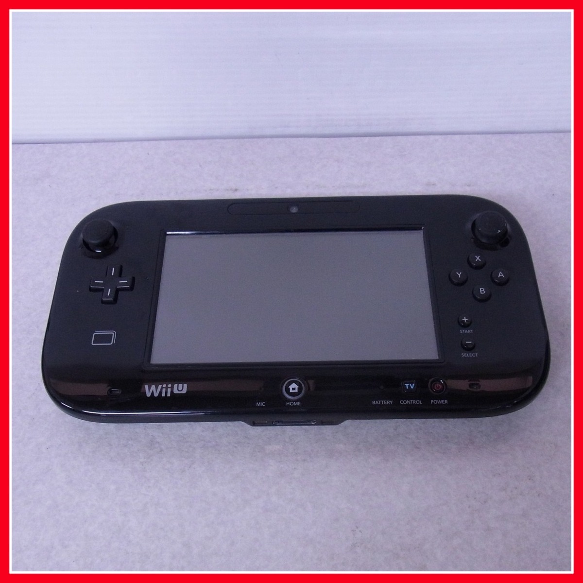 動作品 WiiU 32GB 本体 クロ Nintendo 任天堂【40_画像5