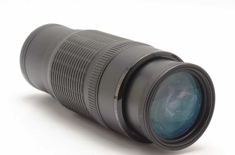 きれいな外観 300ｍｍ超望遠レンズ Canon EF 100-300mm F5.6 MACRO キャノン マクロ撮影 ＜後キャップ＞T8766s