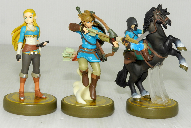 amiibo アミーボ ゼルダの伝説 ブレスオブザワイルド BotW 3点セット