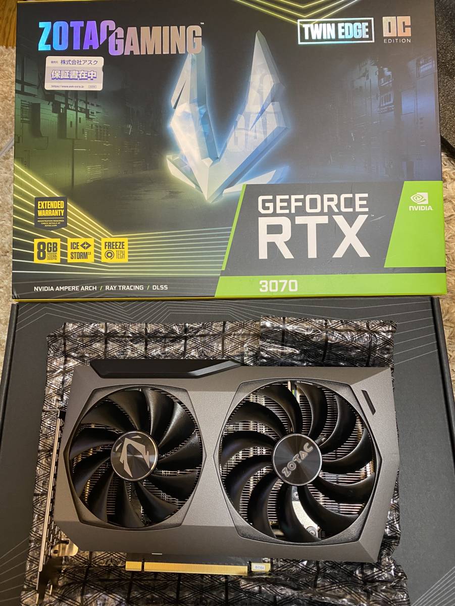 ZOTAC GAMING GeForce RTX 3070 Twin Edge OC ZT-A30700H-10P [PCIExp