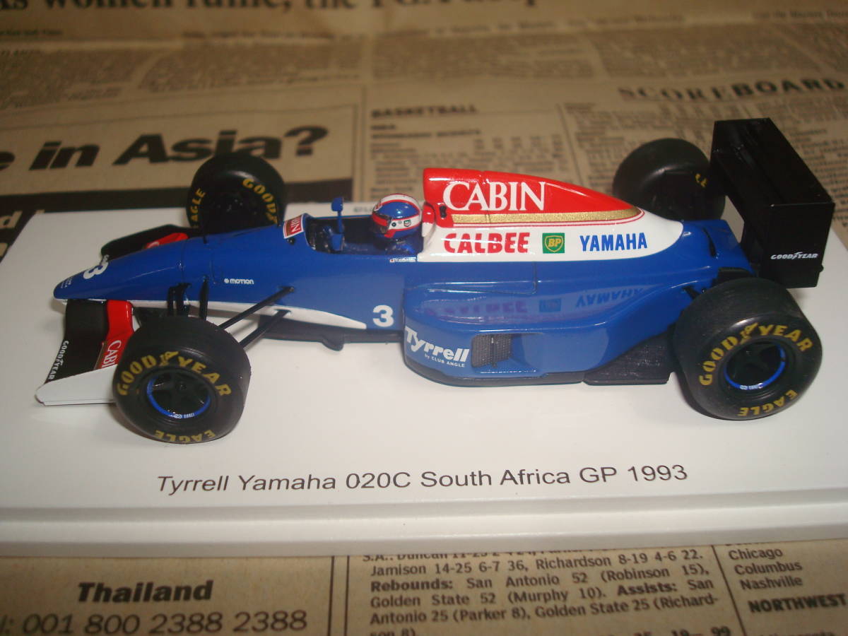 【25%OFF】 - Yahoo!オークション ティレル 南アフリカ 1993年 ヤマハ 020C レーシングカー