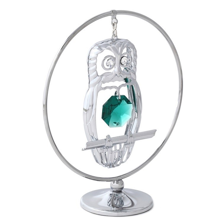  owl ornament RS3 gift birthday present man woman celebration gift memory day ...... year high class crystal 