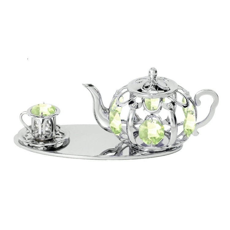  teapot cup украшение подарок День отца День матери день рождения подарок pot заварной чайник чайная чашка чай высококлассный crystal 