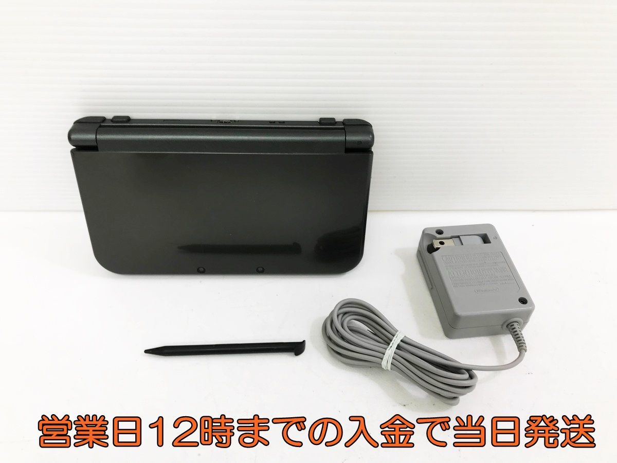 1円】Newニンテンドー3DS LL メタリックブラック 本体 初期化・動作