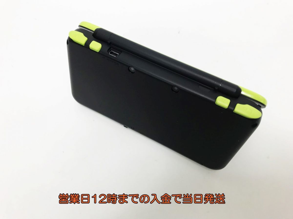 【1円】Newニンテンドー2DS LL 【ブラック×ライム】 ゲーム機本体 初期化動作確認済み 1A1000-798e/F3_画像4