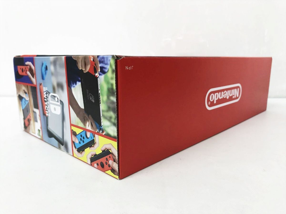 新品 任天堂 新モデル Nintendo Switch 本体 セット ネオンブルー/ネオンレッド ニンテンドースイッチ 新型 EC36-817jy/G4_画像3