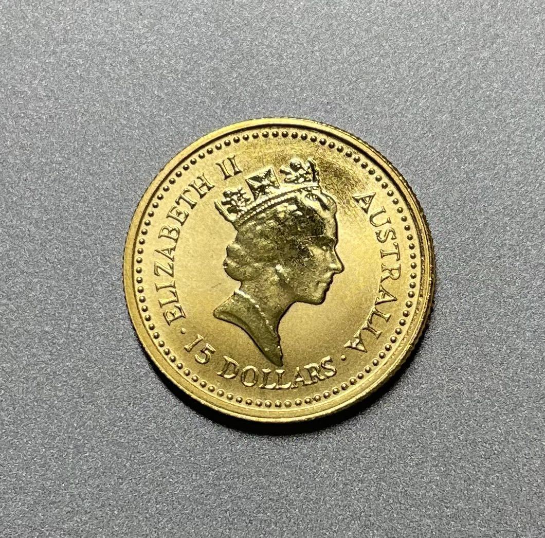 australian nugget gold coin $15 1/10oz オーストラリアン ナゲット