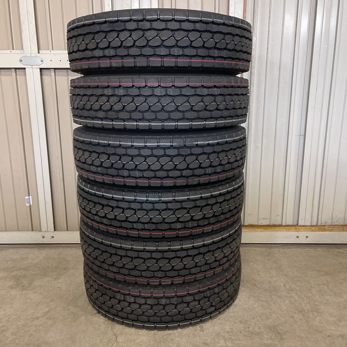 送料無料 新品ミックスタイヤ6本セット 225/80R17.5 ブリヂストンM801