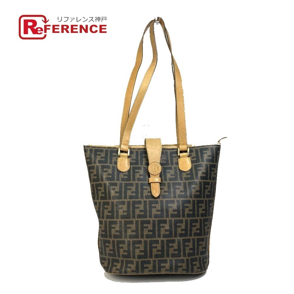 FENDI フェンディ ズッカ柄 バケツ型 トートバッグ 肩掛けショルダー