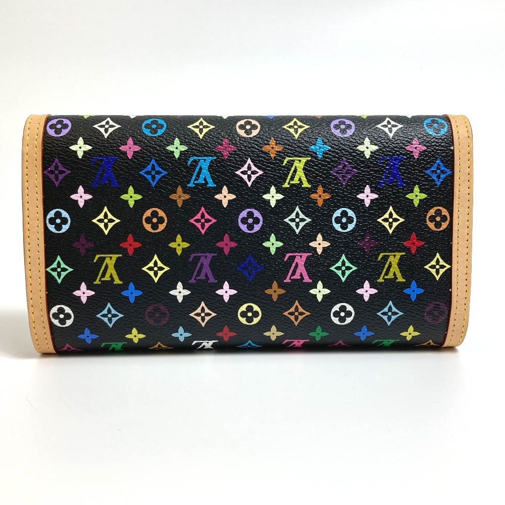 LOUIS VUITTON ルイヴィトン M92658 モノグラムマルチ ポルトフォイユ インターナショナル 長財布 ノワール ブラック【中古】_画像2