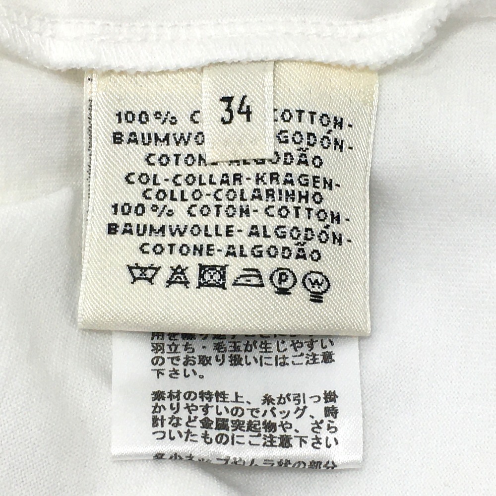 美品 HERMES エルメス シェーヌダンクル刺繍 マティルダ 膝丈 半袖T