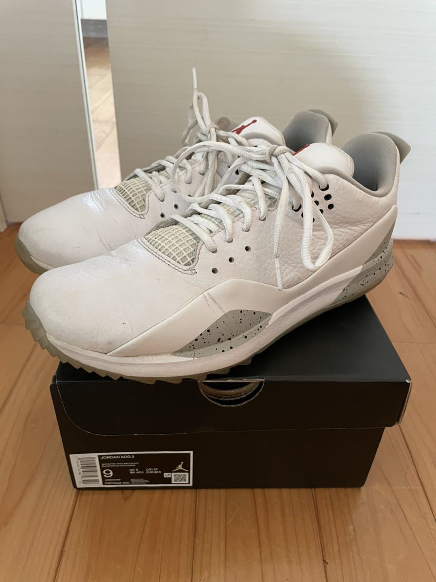 13ラウンド使用 27㎝ ナイキ NIKE ジョーダン ADG3 JORDAN ADG 3