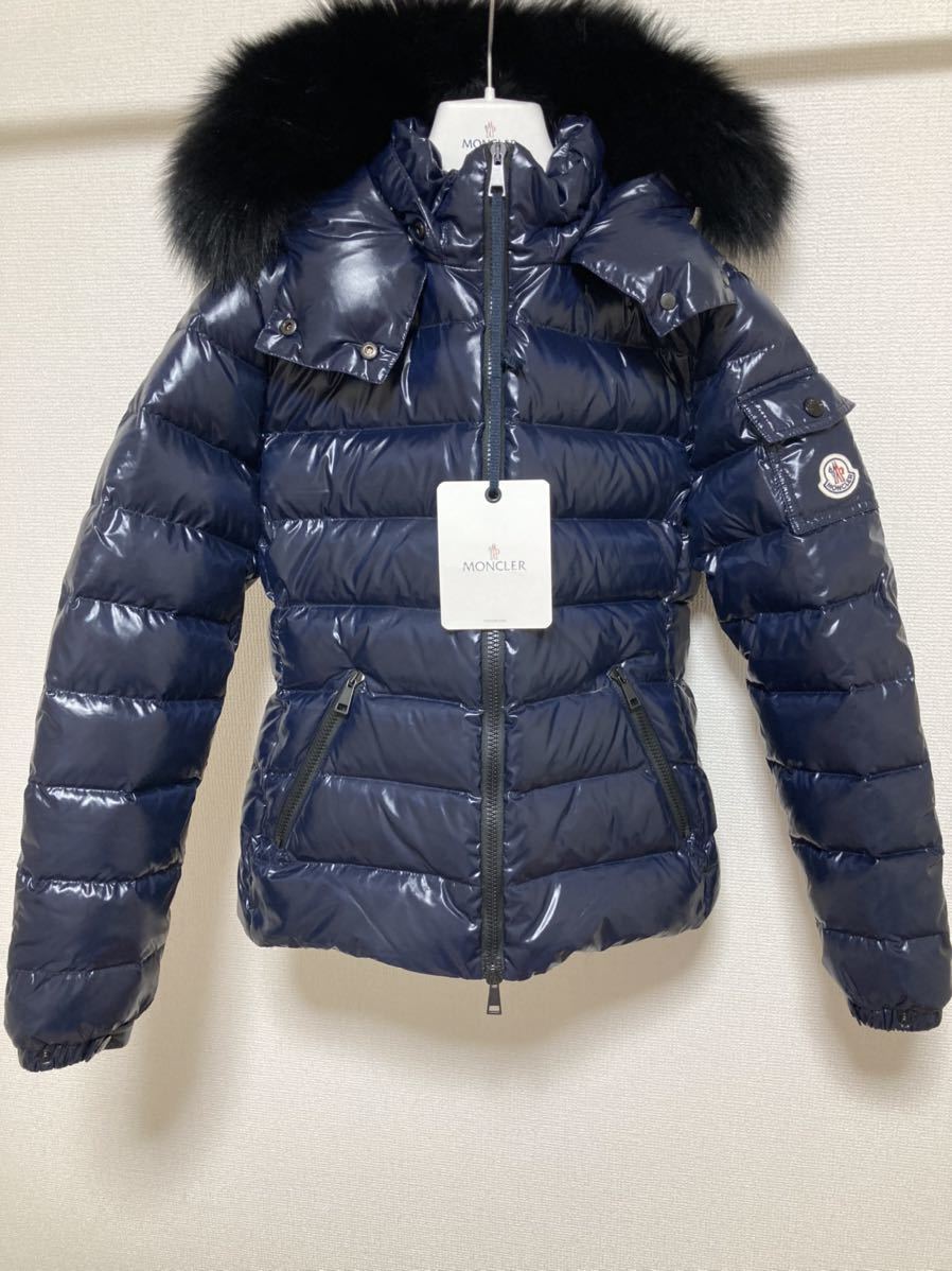 送料無料 未使用 MONCLER BADY FUR モンクレール バディ ファー ネイビー 1 ダウンジャケット ダウン コート ブルゾン 正規品_画像1