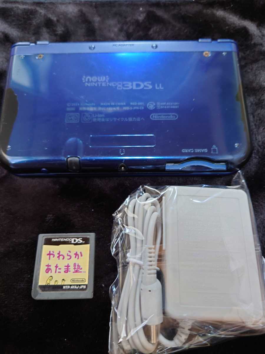 NEWニンテンドー3DS LL 本体 充電器 タッチペン MicroSD　