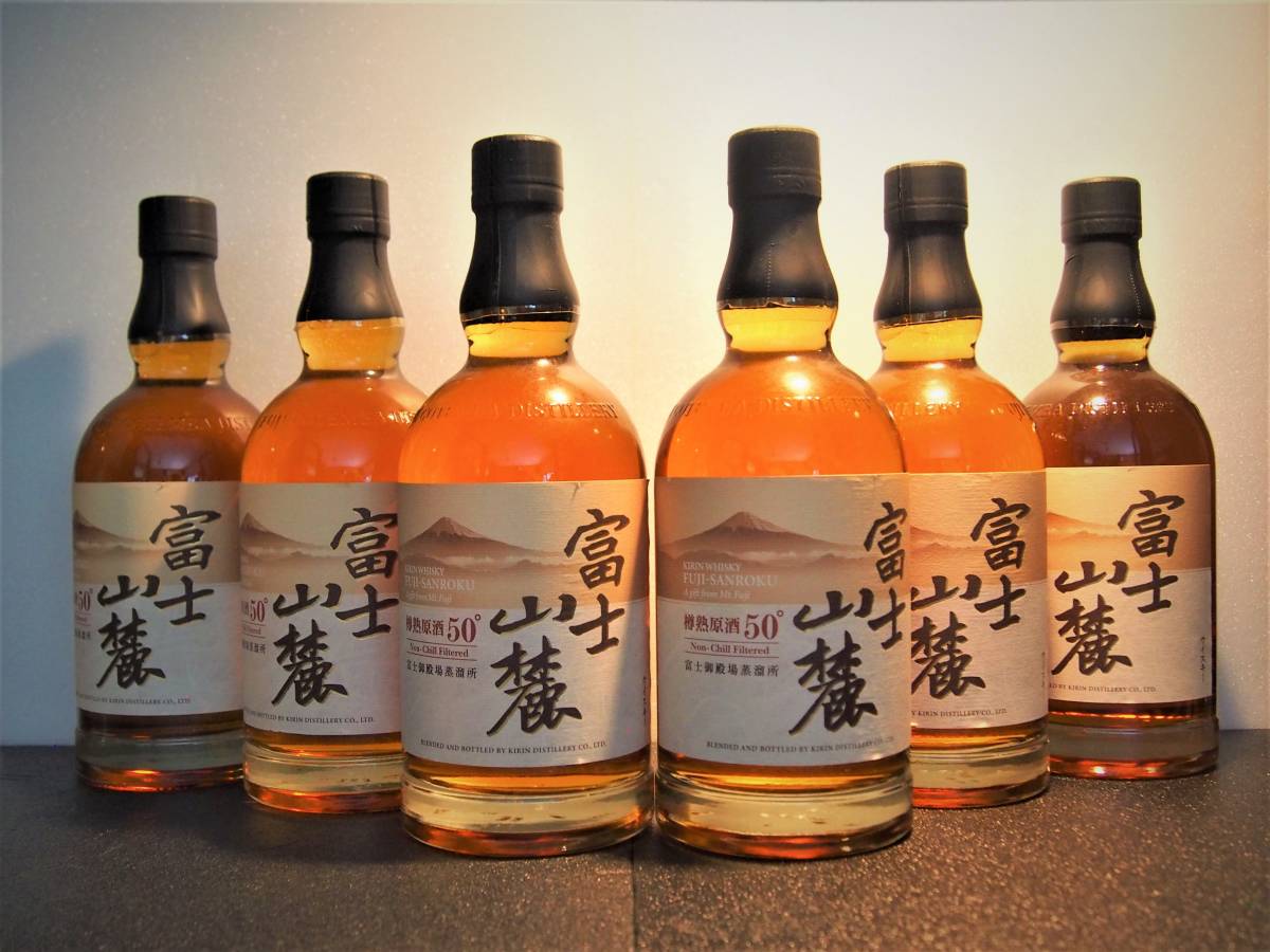 ◆生産終了◆入手困難◆ キリンウイスキー 富士山麓 樽熟 白ラベル 700ml 50度 6本セット