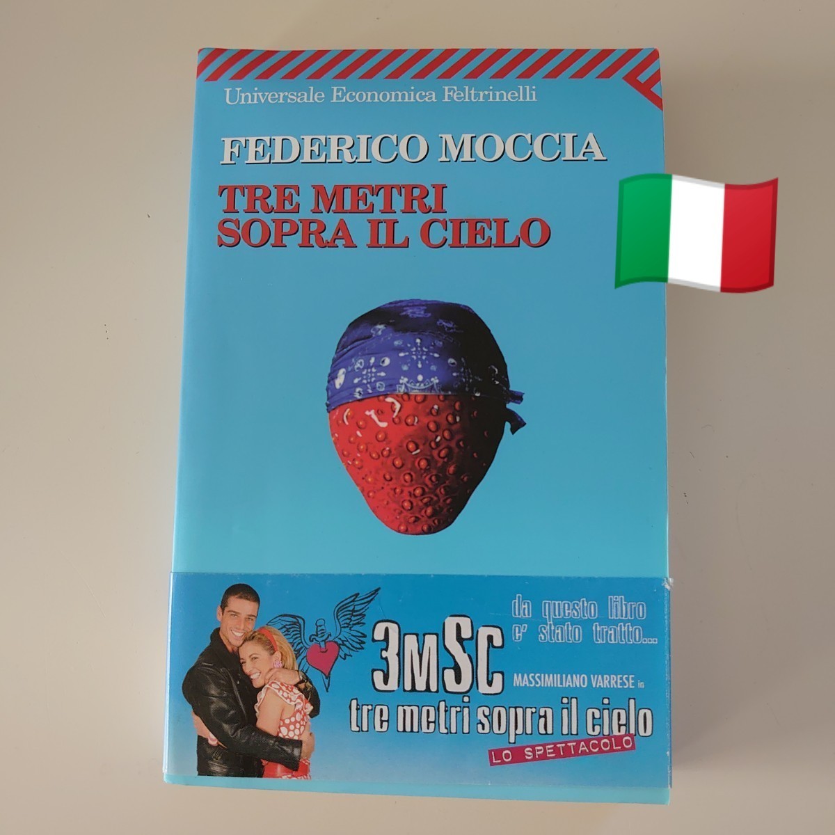 最終値下げ★イタリア語の本「Tre Metri Sopra il Cielo 」Federico Moccia作新品 ミラノで購入