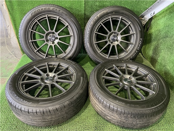 即納限定品 235/55R18 18インチ ENKEI エンケイ PFM1 7.5J 7.50-18