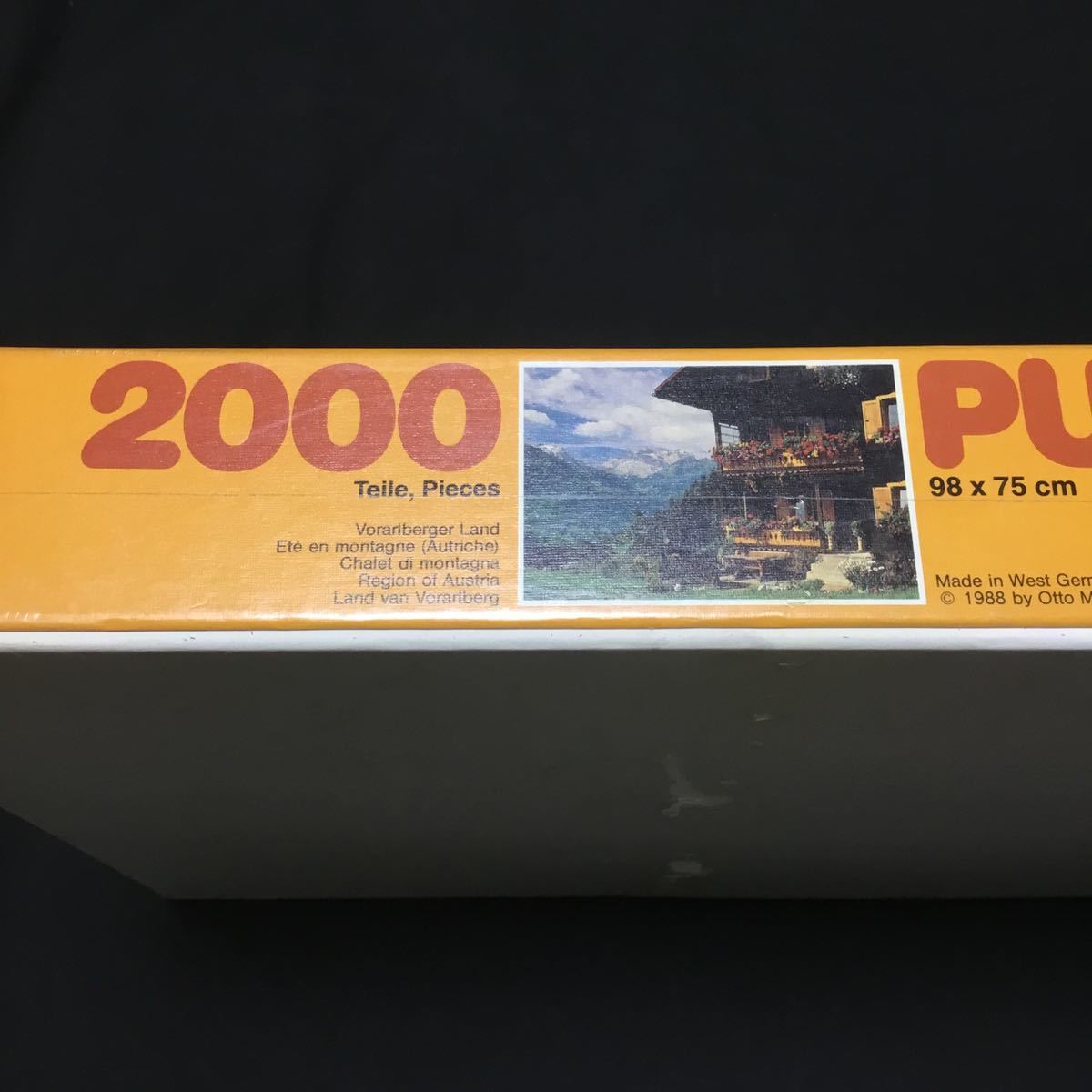 パズル 西ドイツ製 西独 未開封 ラベンスバーガー Ravensburger 2000ピース 98x75cm puzzle West Germany_画像4