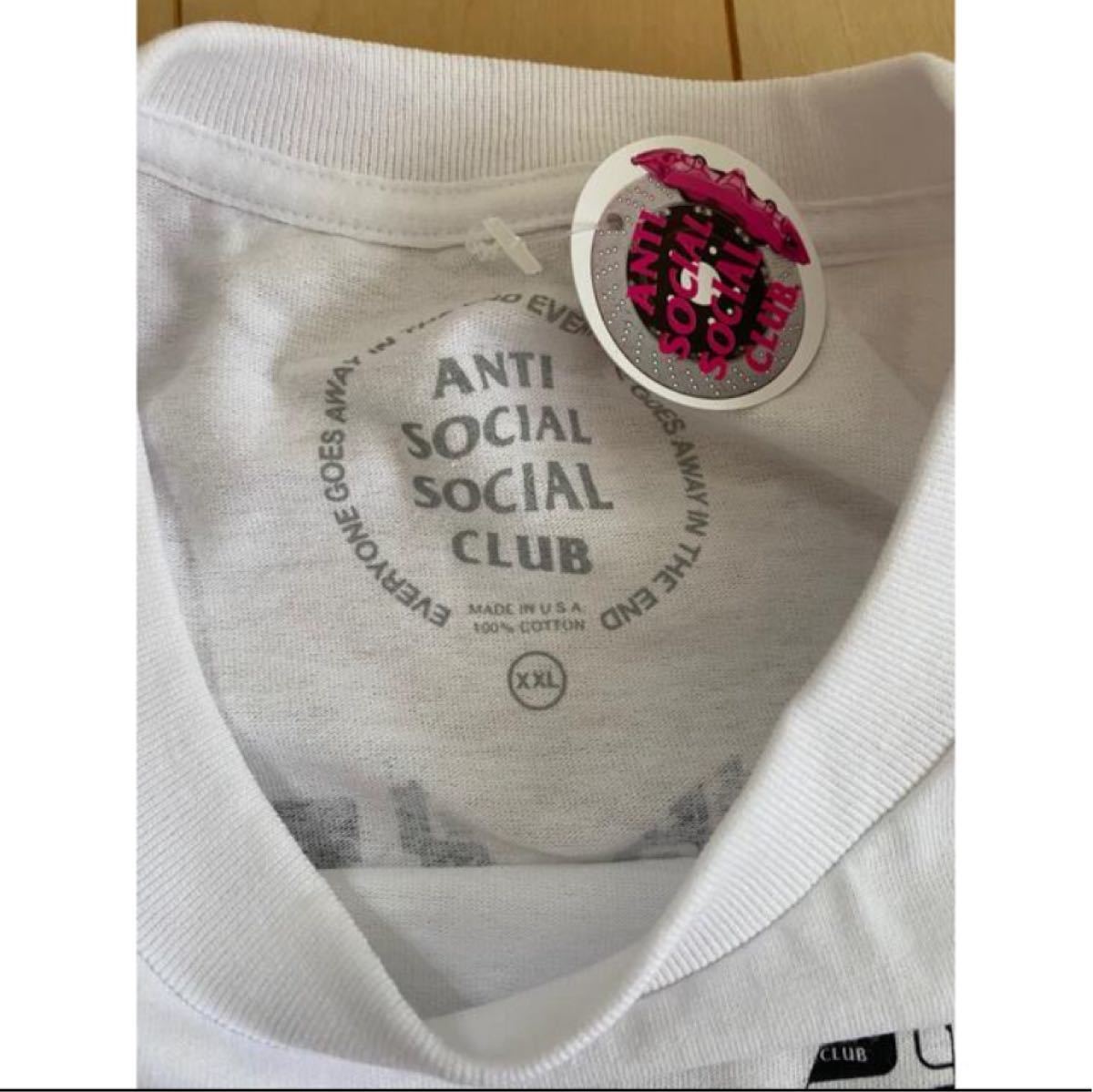 ANTI SOCIAL SOSIAL CLUB x PLAY BOY コラボTシャツ ホワイト 【 XXL