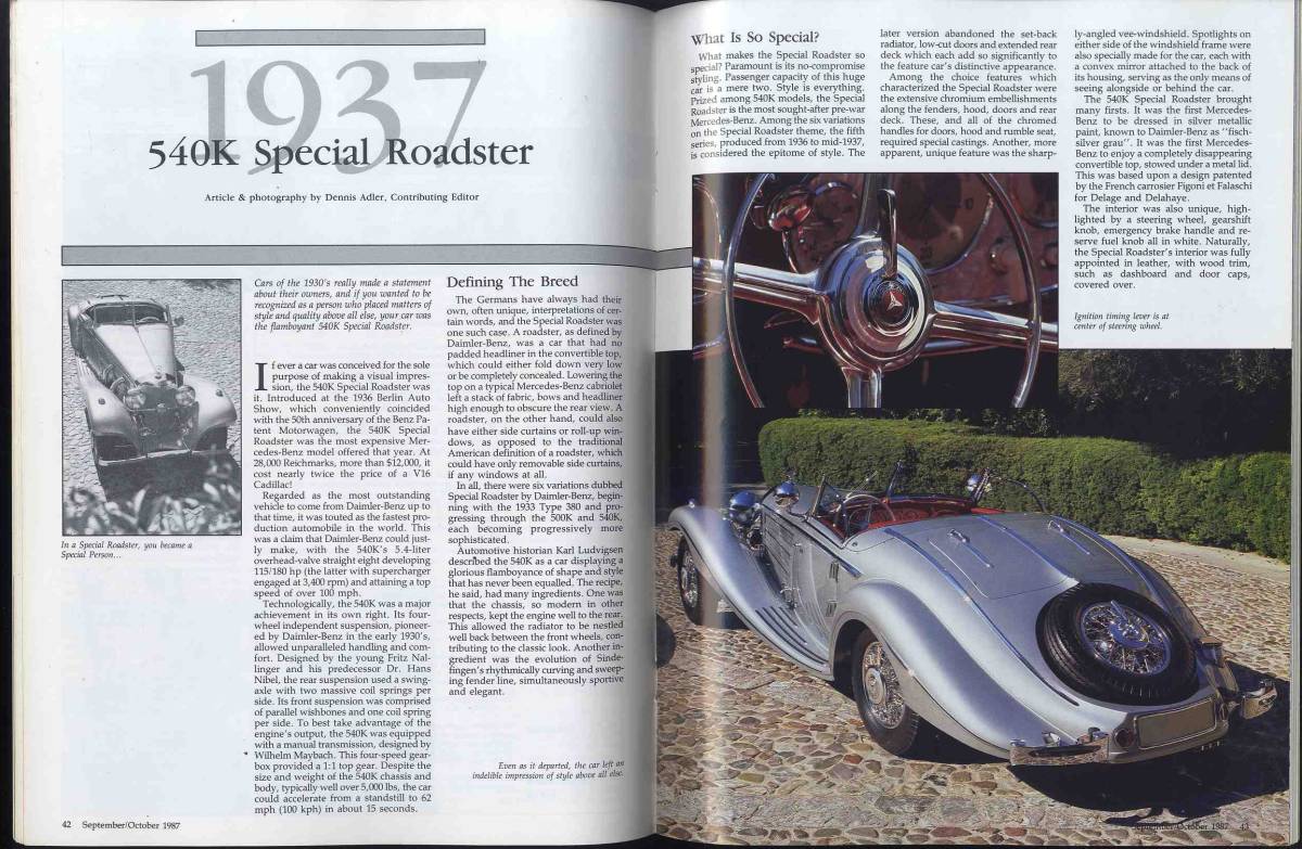 【c9084】87.9・10 The Star [Mercedes-Benz Club of America]／ウニモグU1250、…(米国メルセデスベンツ・クラブの機関誌)_画像6