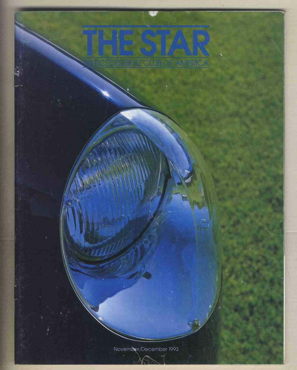 【c9086】93.11・12 The Star [Mercedes-Benz Club of America]／メルセデスベンツ300Sc、…(米国メルセデスベンツ・クラブの機関誌)_画像1