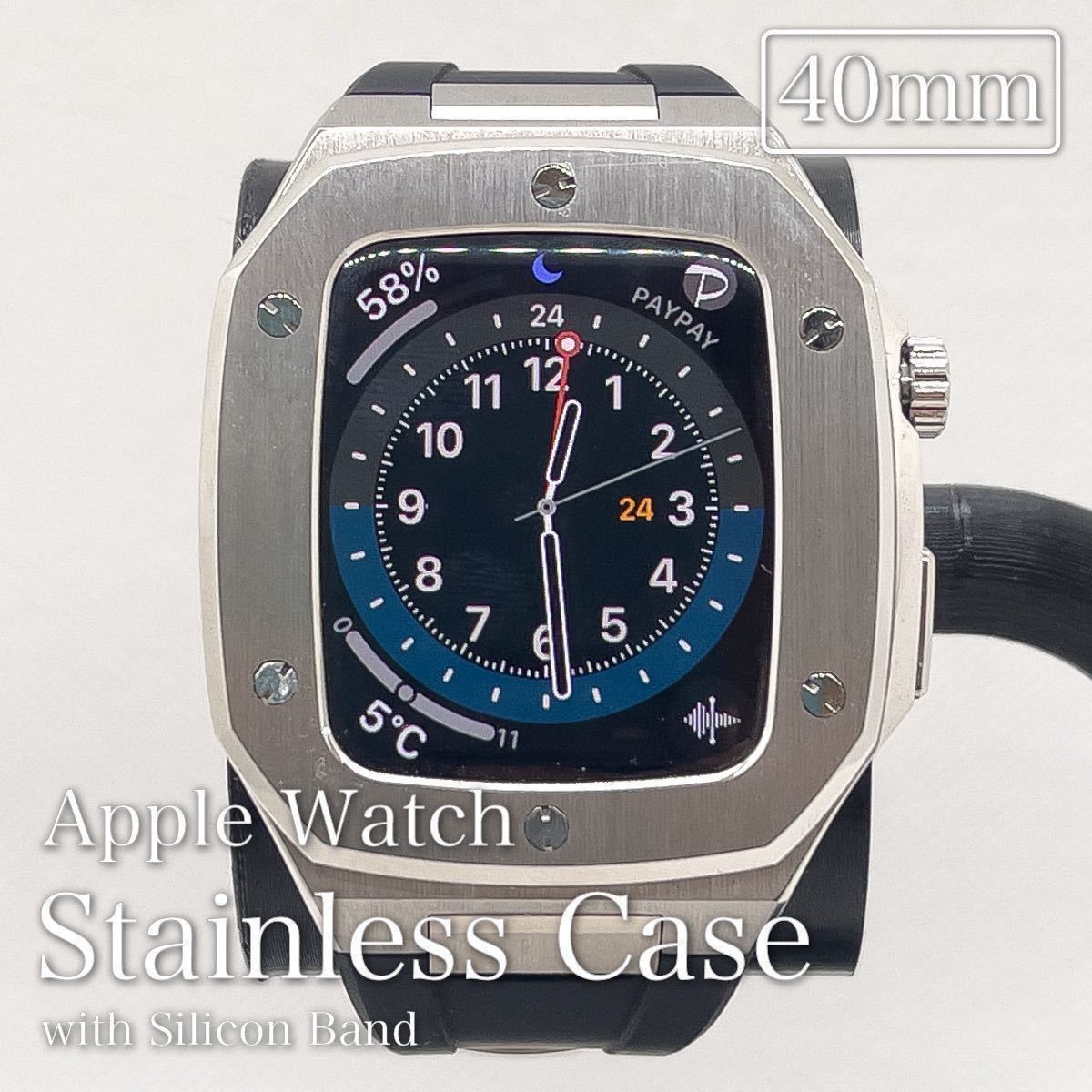 楽天 40mm用 SE 6 5 4 Series Watch Apple メタル ゴールデン
