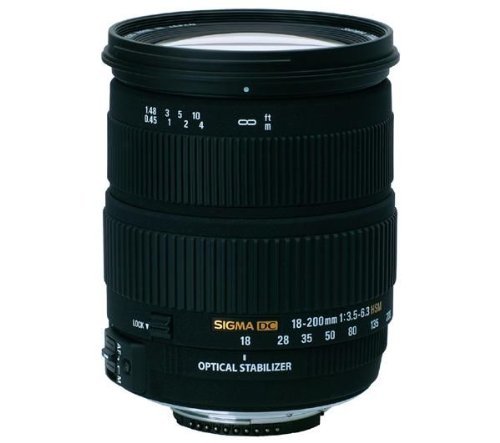 美品 SIGMA 18-200 3.5-6.3 DC OS HSM ニコン用-