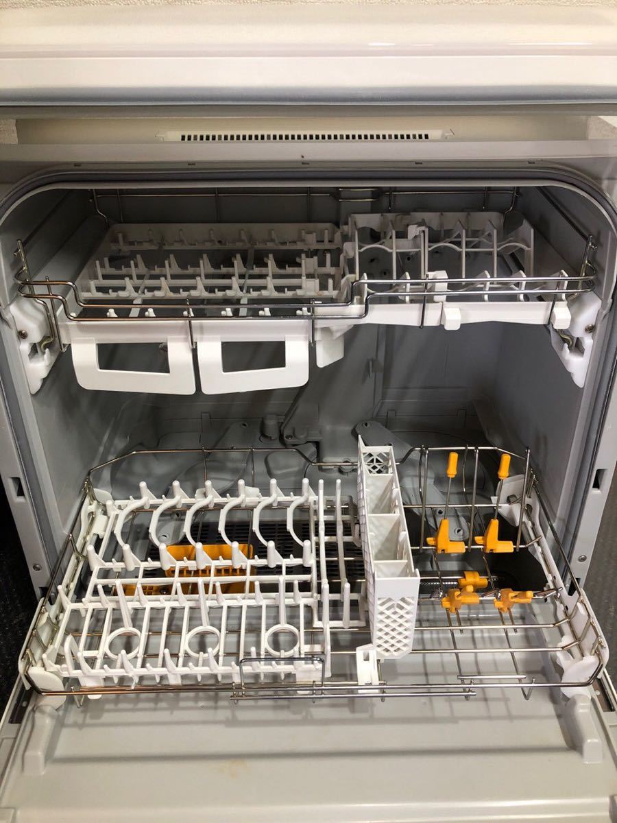 動作品！Panasonic 食器洗い乾燥機 NP-TR9-W 2017年製 食洗機 約6人分 ECONAVI エコナビ バイオパワー除菌 上部スライド式 パナソニック