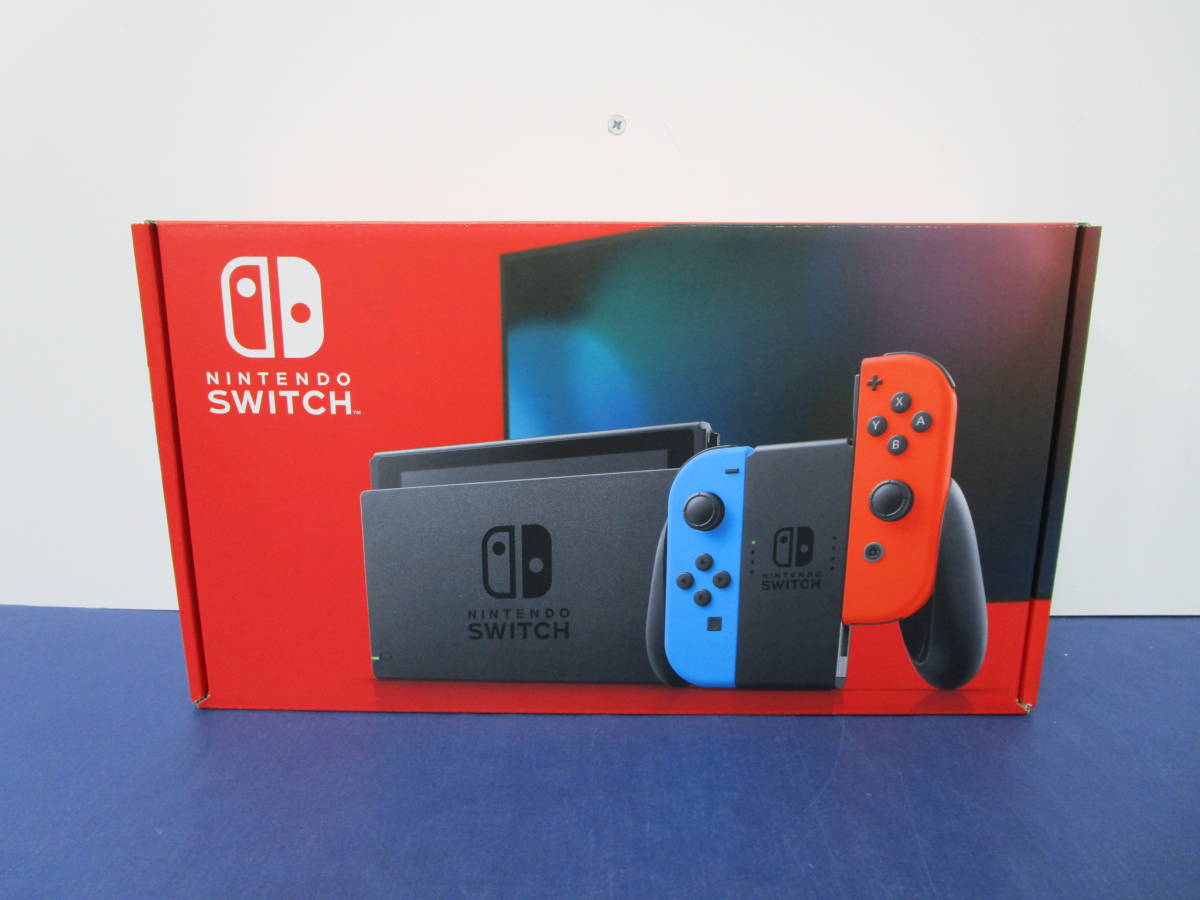 未使用 Nintendo Switch ニンテンドー スイッチ本体 ネオンブルー
