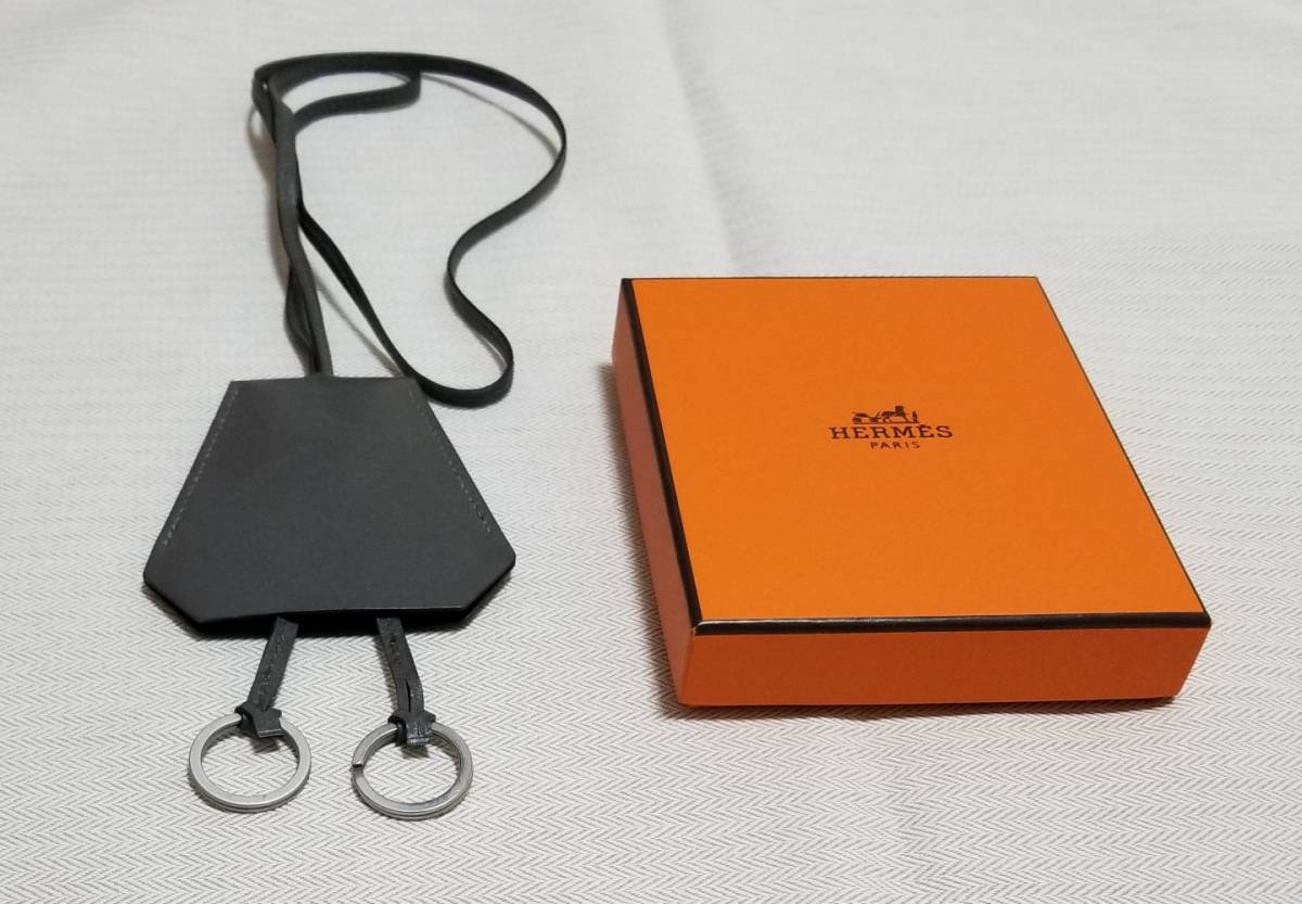 ☆HERMES エルメス レザー クロシェット キーリング キーケース