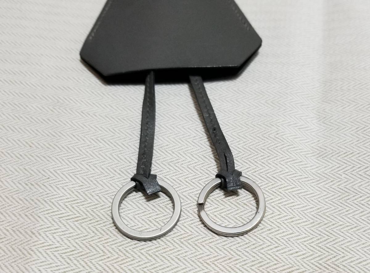 ☆HERMES エルメス レザー クロシェット キーリング キーケース ☆HERMES エルメス レザー クロシェット キーリング キーケース