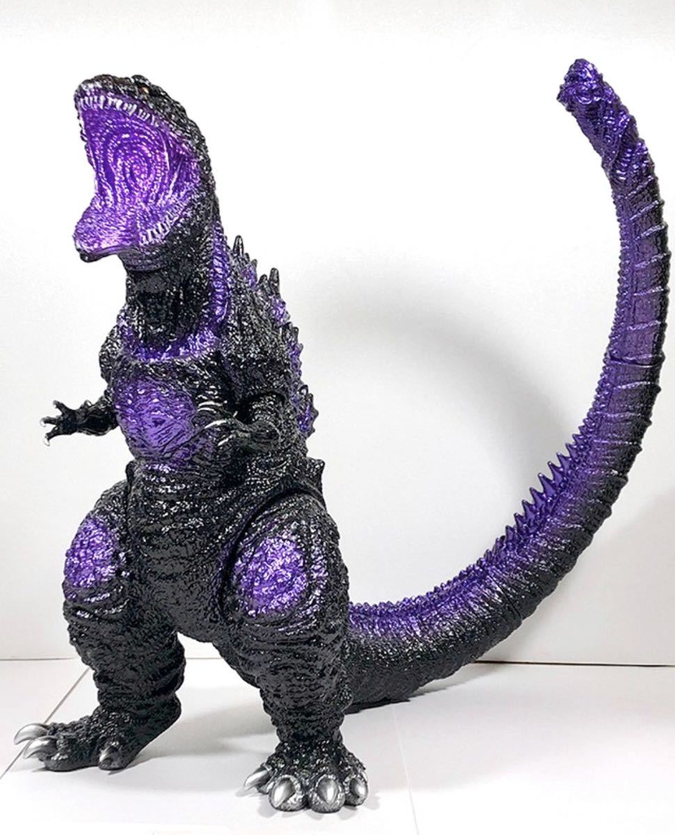 PassionTank シン ゴジラ 第四形態 覚醒版 パープル レトロソフビ 彩色