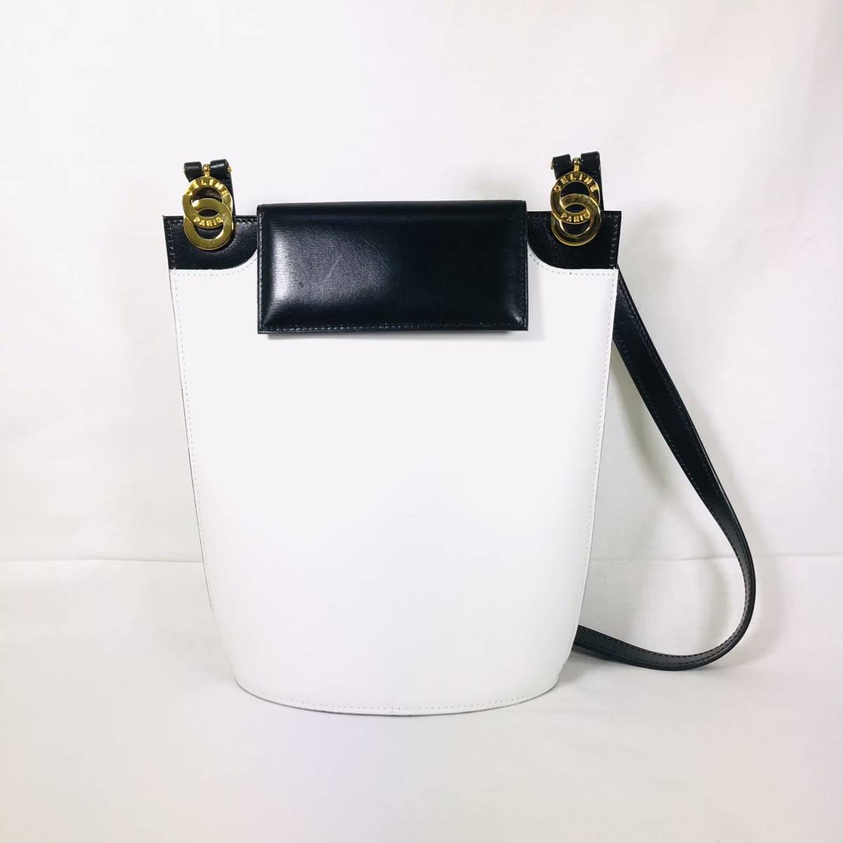 1円スタート】美品 CELINE ヴィンテージ セリーヌ レザー ショルダー