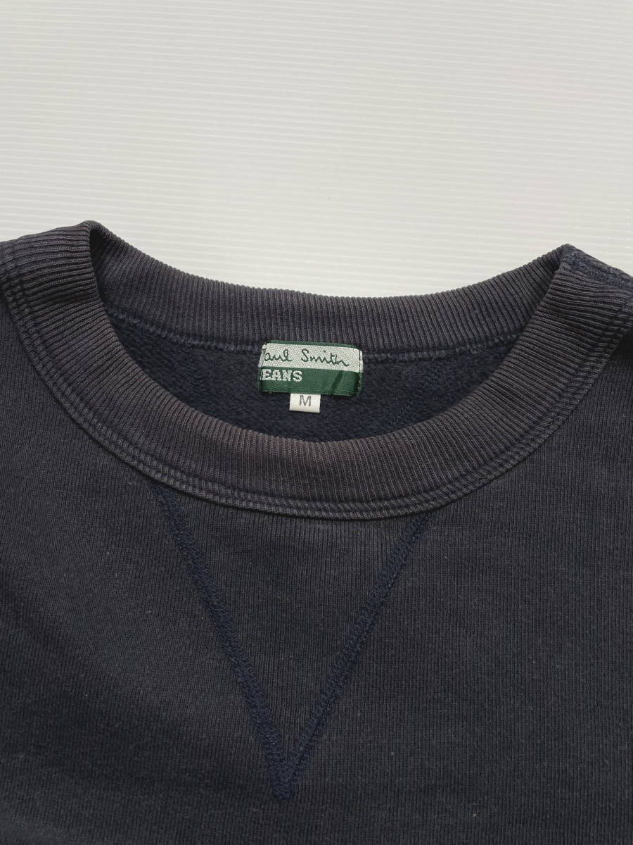  Paul Smith Paul Smith JEANS футболка тренировочный сделано в Японии вырез лодочкой обратная сторона ворсистый one отметка камень .4203