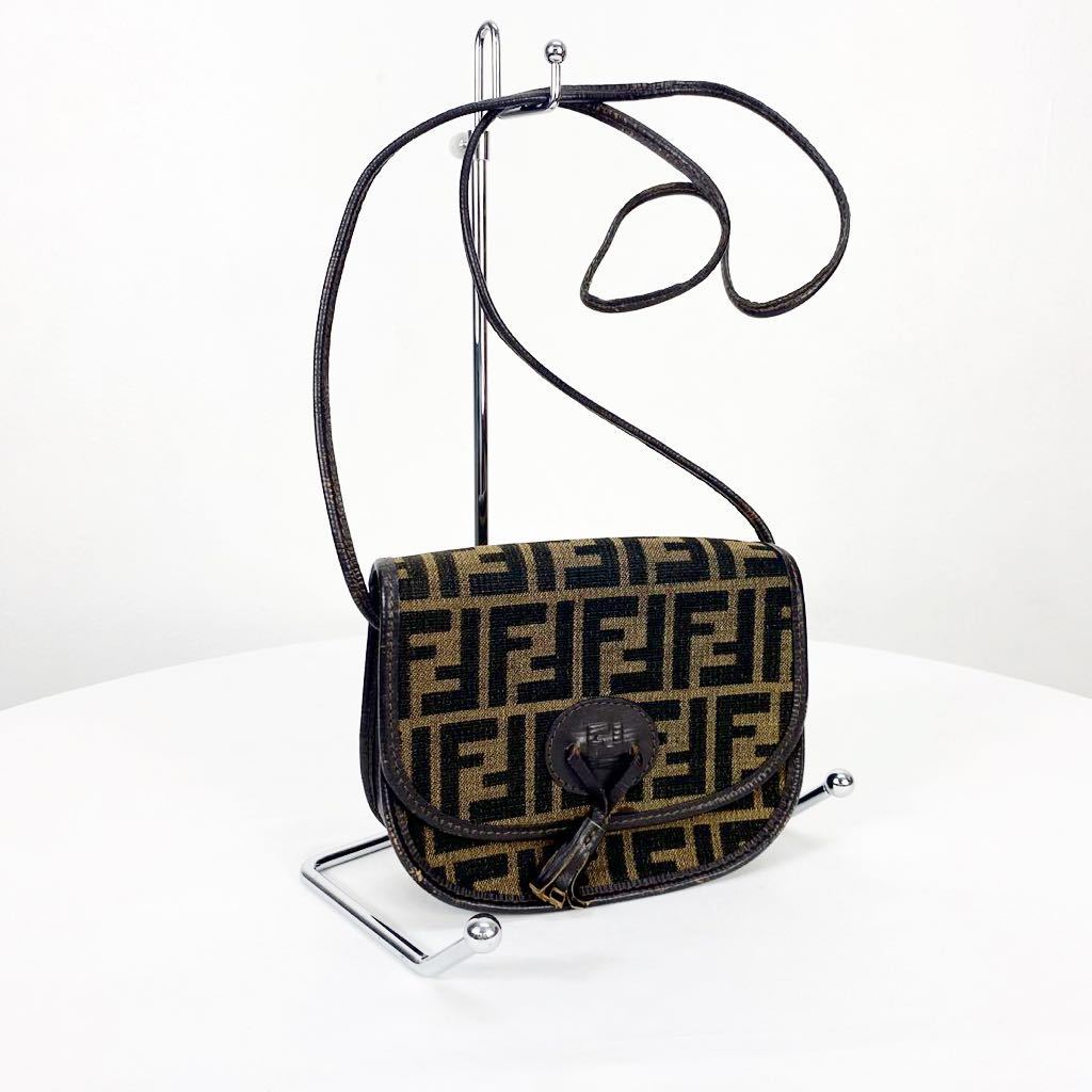 美品 vintage FENDI ヴィンテージ フェンディ ズッカ柄 レディース