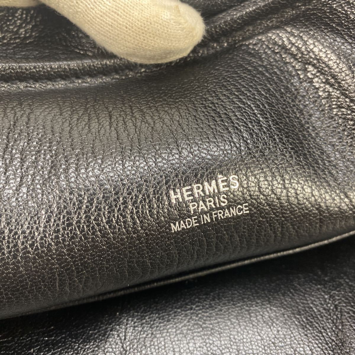 HERMES　エルメス　プリュムドッグ38　トゴ　ブラック　レザー　ビジネスバッグ　ブリーフケース　鞄_画像6